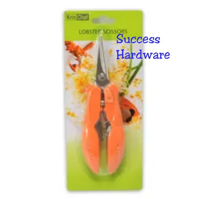 

KRISCHEF LOBSTER SCISSORS-GUNTING LOBSTER/KEPITING - ORANGE