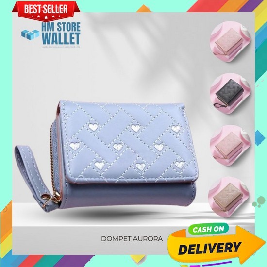 Dopet Mewah Dompet Wanita Import Clutch Dual Domet Murah Kecil Fompet Lipat Tebal Dompet Wanita Impo