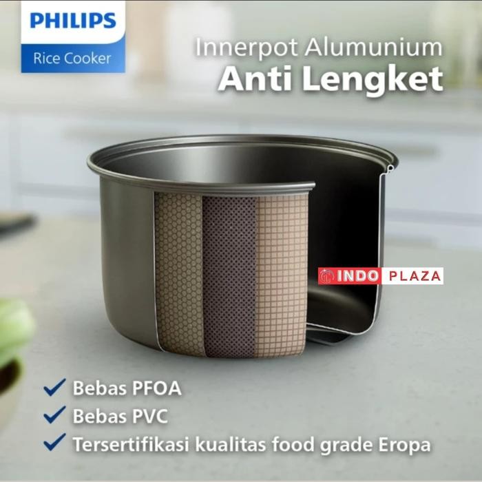 RICE COOKER PHILIPS HD3003 1.8 Liter 3 in 1 / PENANAK NASI PHILIPS 1.8 Liter 3 in 1
