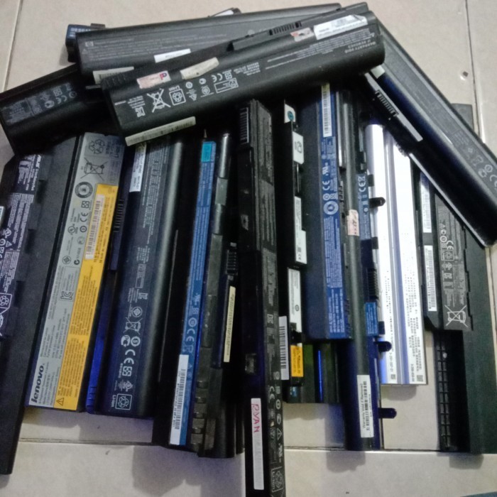 (Expert) BATERAI DROP BEKAS COPOTAN LAPTOP ISI 6 CELL