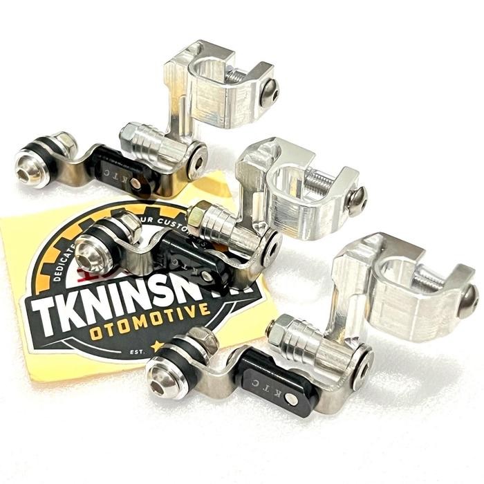 Breket Pegangan Selang Rem Shock Depan Ktc Vario Beat Scoopy Genio