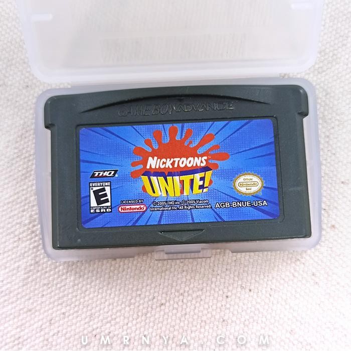 Kaset Nintendo Nicktoons Unite Nicktoon Gameboy Advance GBA Game Boy