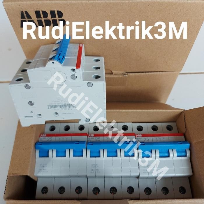 Mcb 3 Phase Abb 25A Asli Pln