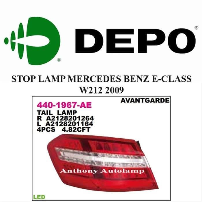 Lampu Stop Lamp Mercedes Benz E-Class W212 2009 Kiri Kanan Depo