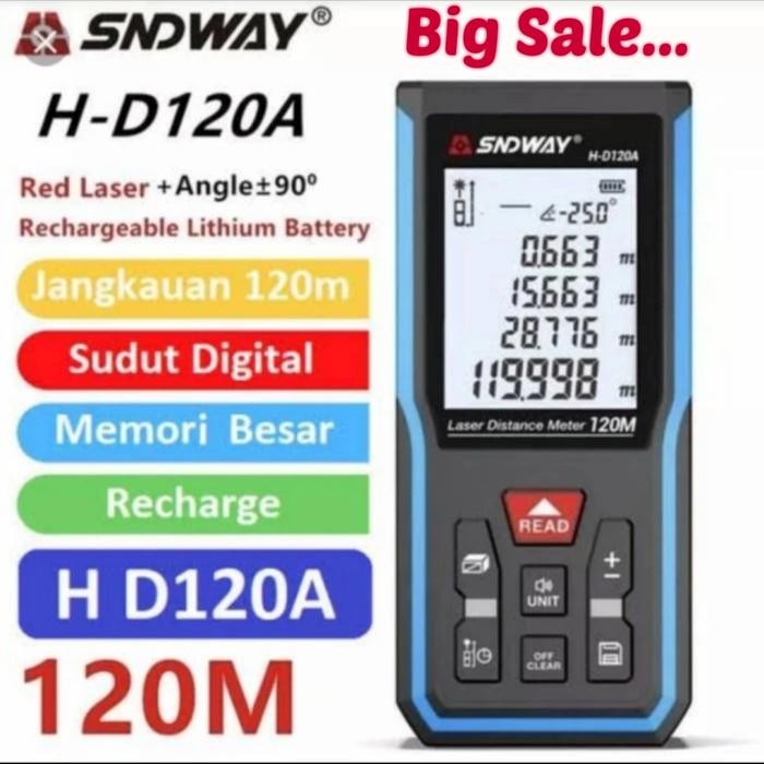 

Termurah Meteran Laser Distance 100M 80M 60M 40M Digital Meteran Pengukur Jarak Jauh Meter