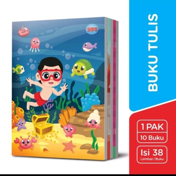 

Product Laris Buku Tulis Sidu 38 Lembar 1 Pack (Isi 10 Buku)