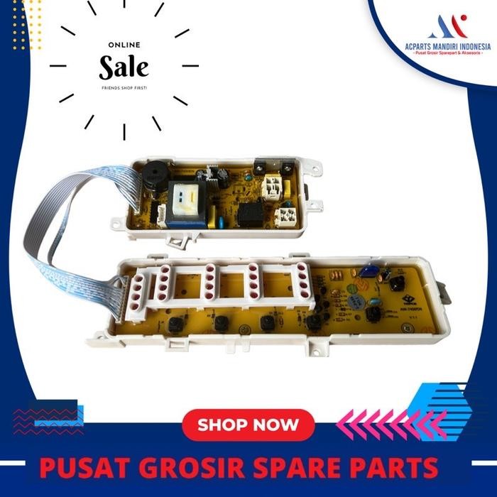 TOSHIBA FUZZY LOGIC QW-S967 9.8KG, MODUL PCB MESIN CUCI TOP LOADING BEST SELLER