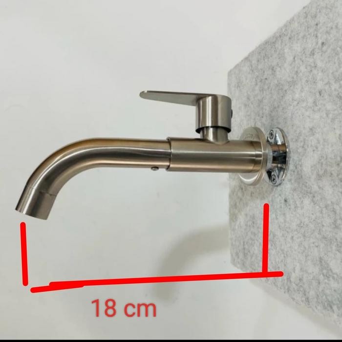 KRAN TEMBOK PANJANG/KRAN WASTAFEL DINDING/TEMBOK STAINLES.