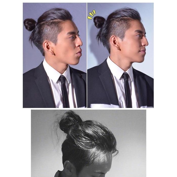 PREMIUM Wig anak laki-laki, rambut panjang pria, kepala penuh, anak laki-laki tampan, rambut pendek,