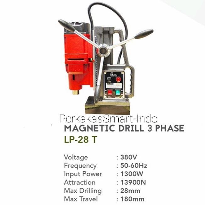 PREMIUM mesin bor magnet 28mm leopard 28t/magnetic drill 28y leopard28t