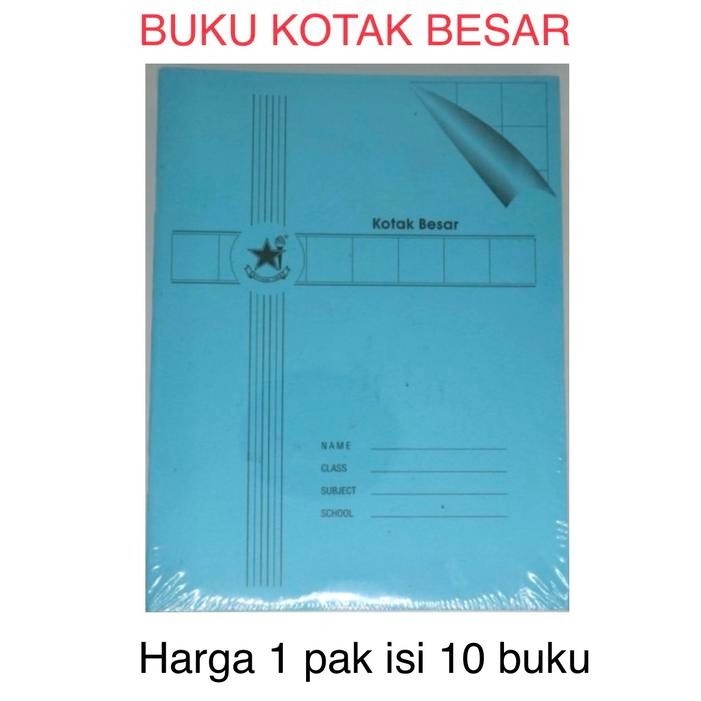 

Product Laris Buku Kotak Besar Bintang Obor / Buku Tulis Mandarin ( 1 Pak )