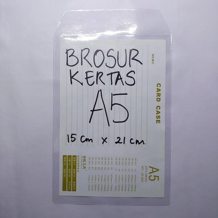

PLAIK MIKA SAMPUL SPP / BARAN/COVER PLAIK BARAN A5 / SAMPUL KERTAS / SAMPUL BROSUR / SAMPUL KERTAS
