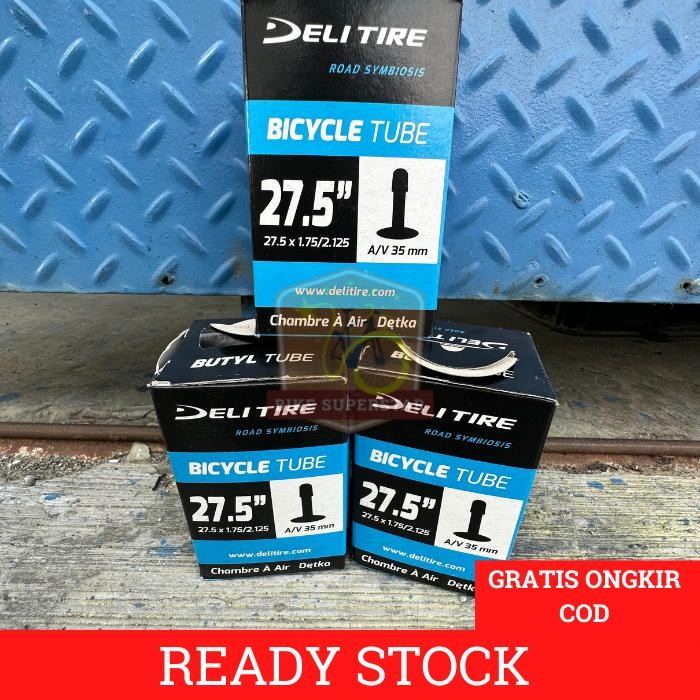 ban dalam sepeda 27.5 x 1.75 / 1.95 / 2.10 / 2.125 swallow deli tire [mutu terbaik]