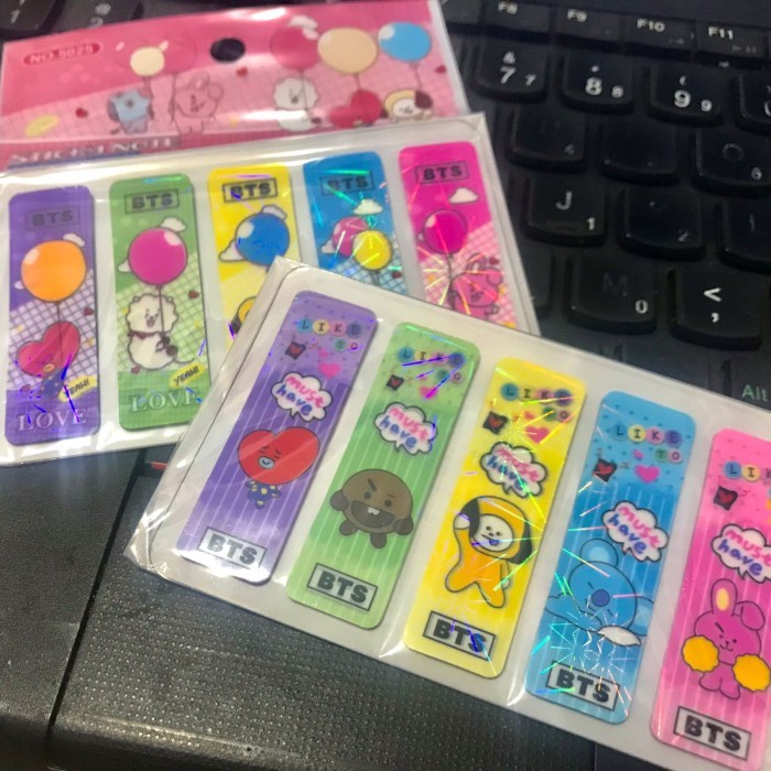 

Memo ick / icky Notes / Po It FAN Pems Buku Bookmark