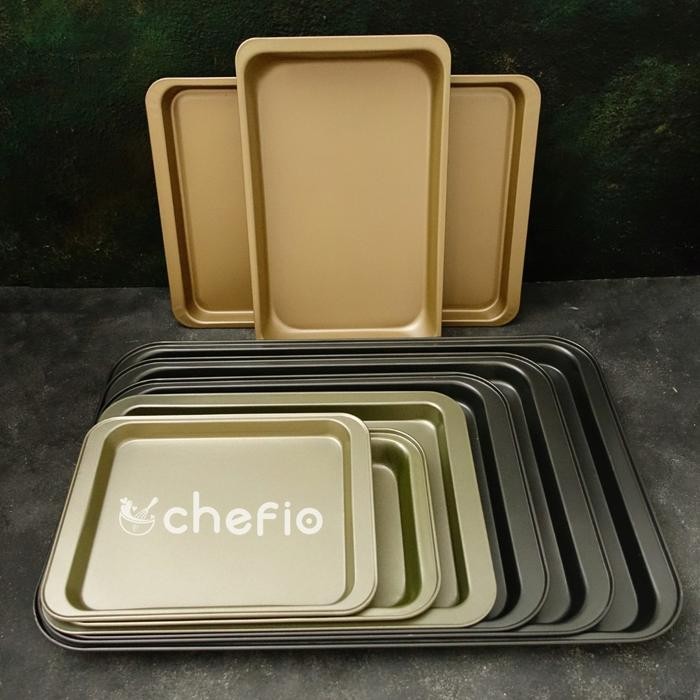 

Loyang Persegi Panjang Ceper/ Baking Tray / Loyang Kue Kering / Nampan Gratis Ongkir