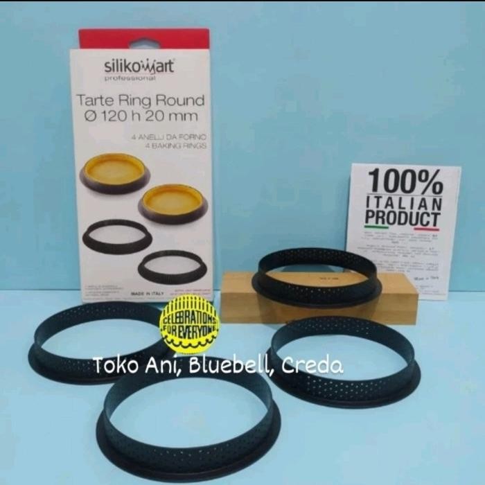 

Silikomart Perforated Tarte Ring Round 12 Cm H 12 Cm ( 4 Pcs ) Gratis Ongkir