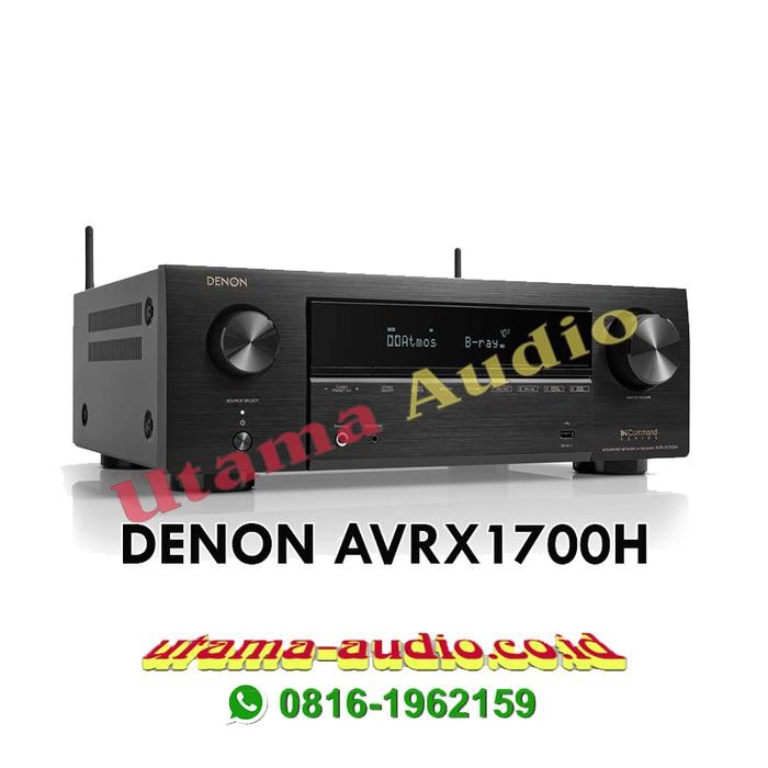 Denon Avr-X1700H Amplifier Home Theatre Dolby Atmos 7.2 Avrx1700H