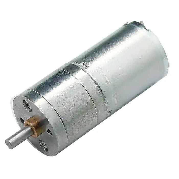 Motor Dc Gearbox Gear Box Torsi Tinggi 25Mm 200Rpm 12V Dc Bahan Baja