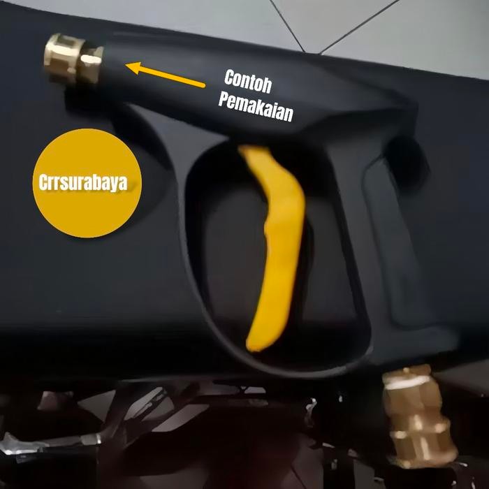 KONEKTOR ADAPTOR QUICK RELEASE JET CLEANER M16 BUAT KDX ORION SUPERJET F14 1/4