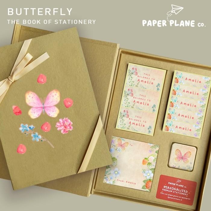 

Product Laris Mini Stationery Sticker Gift Set "Butterfly Garden" Hadiah Kado
