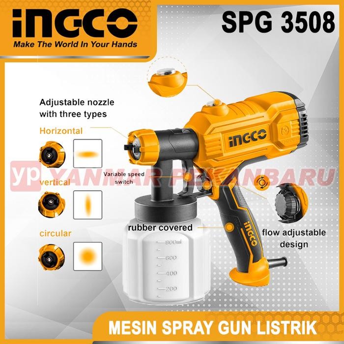 SPRAY GUN LISTRIK HD INGCO SPG3508