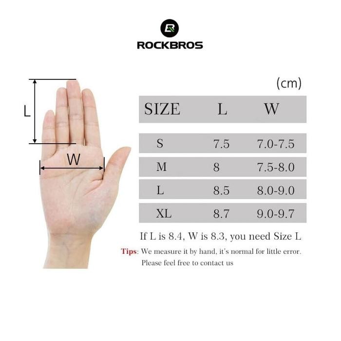 sarung tangan ROCKBROS S107-1 S107 glove gloves half finger sepeda gym
