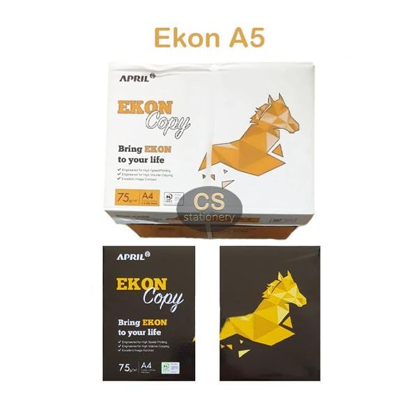 

Kertas HVS A5 75gr Ekon 1 karton khusus gosend