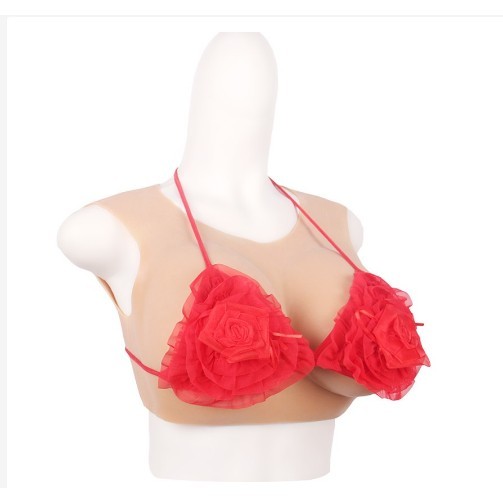 Bundar leher silikon silikon payudara payudara payudara variabel pakaian ratu peran -bermain pakaian