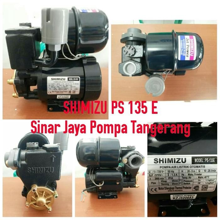 Terbatas Pompa Air Sumur Dangkal Semi Jet Pump Shimizu Ps-135 E Automatic