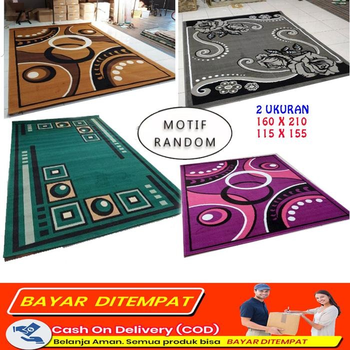 KARPET LANTAI KARPET MODERNO ASLI PREMIUM UKURAN 115 X 155 - TANGKASAP