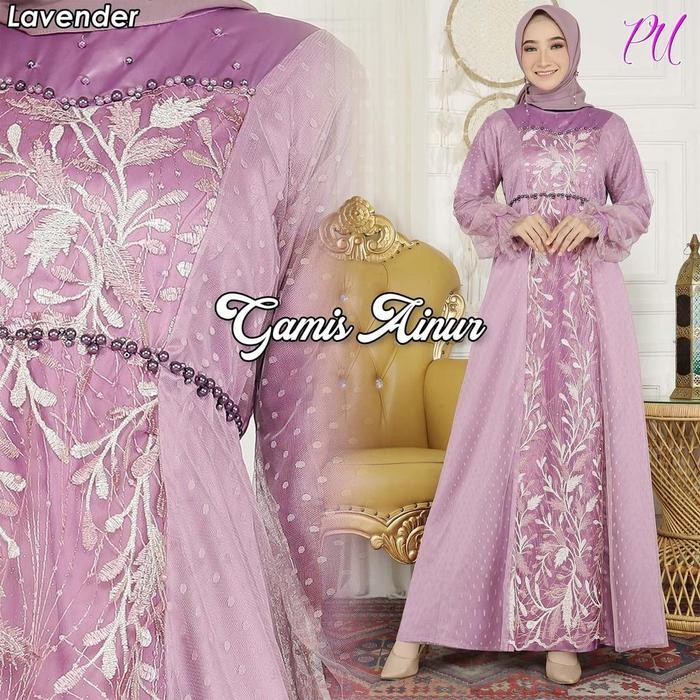 Maxi Ainur Syari Gamis Lebaran Seragam Muslim Jumbo