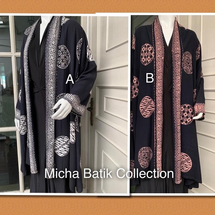 Outer Batik Paris: Long Cardigan
