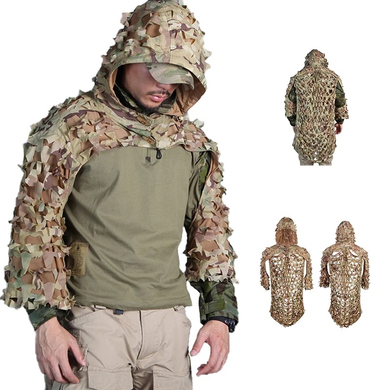 Emersongear Lightweight Assault Ghillie Camouflage Ghillie Suit Secretive Hunting Clothes Sniper