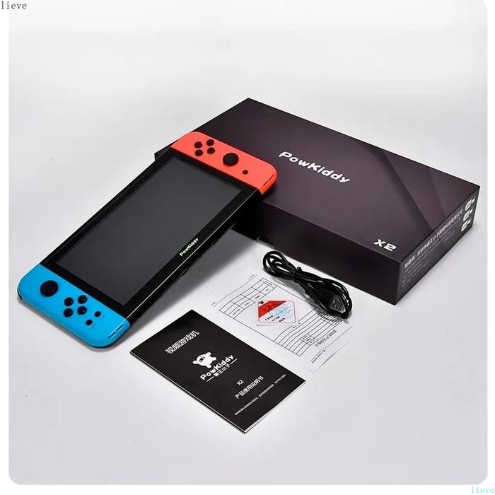 POWKIDDY X70 large-screen 7-inch video game console HD handheld GBA ar