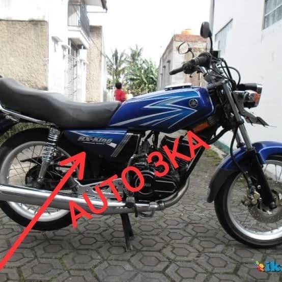 Promo Emblem Rx King Silver List Biru Bok Aki Rx King 2003 Biru Original Ygp