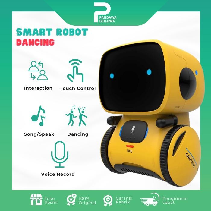 Pajangan Meja Mainan Anak Robot Pintar Bisa Bicara Voice Control