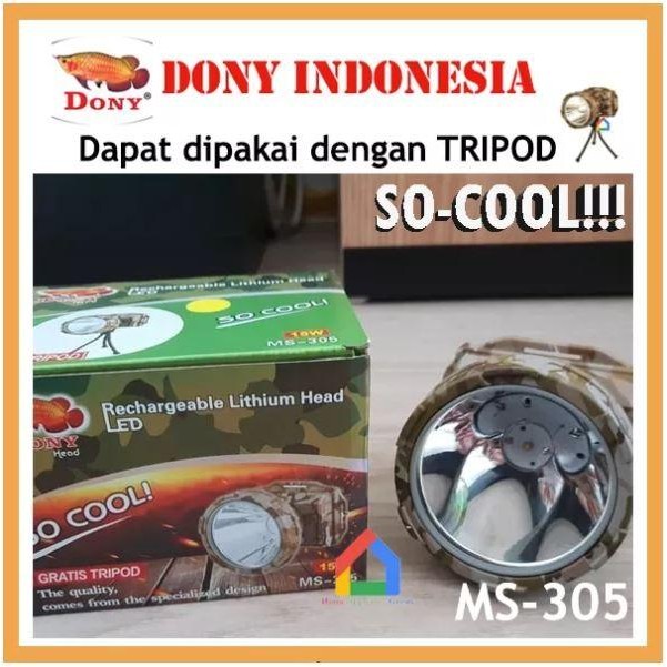 Expert Senter Kepala Dony MS-305 SO COOL / Dony Senter Kepala MS305 (15 Watt