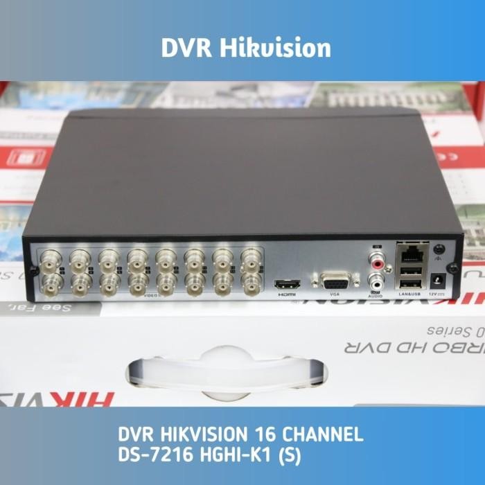 [Expres] DVR HIKVISION 7216 HGHI-K1 DVR 16 CHANNEL HIKVISION TURBO HD