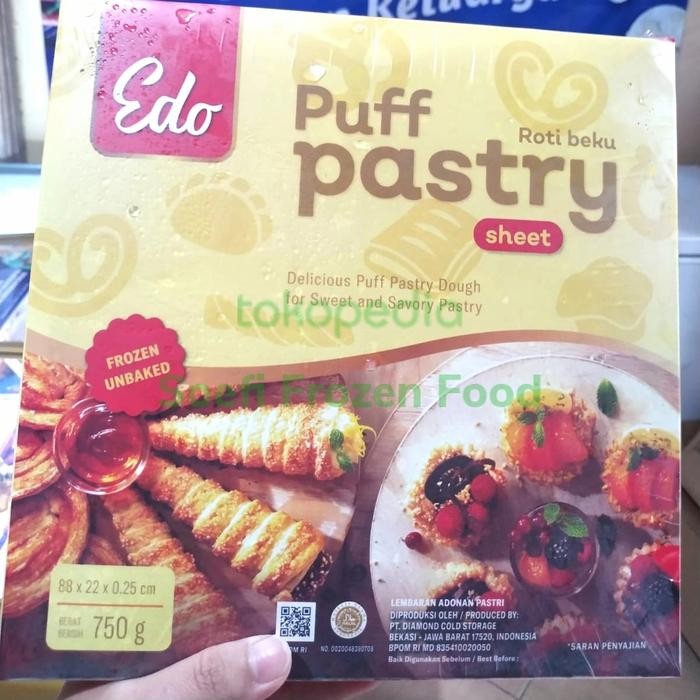 

New edo puff pastry sheet 750gr