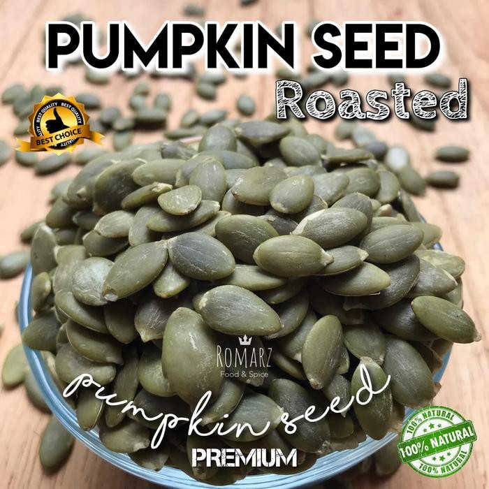 

New PUMPKIN SEED ROASTED / BIJI LABU KUPAS OVEN 200gr