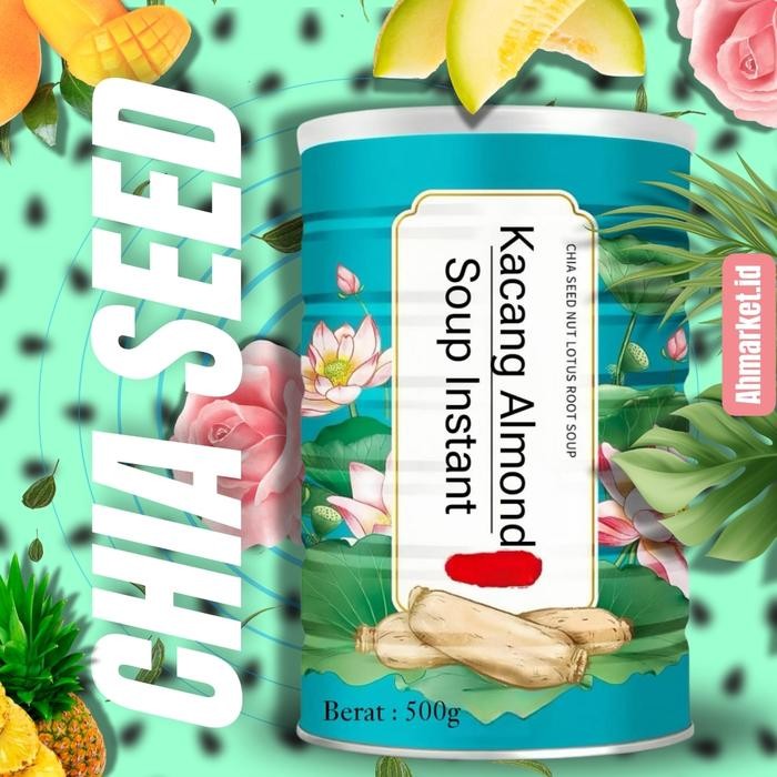 

New soup chia seed nuts lotus root powder Wijen Teratai Bahan Kering