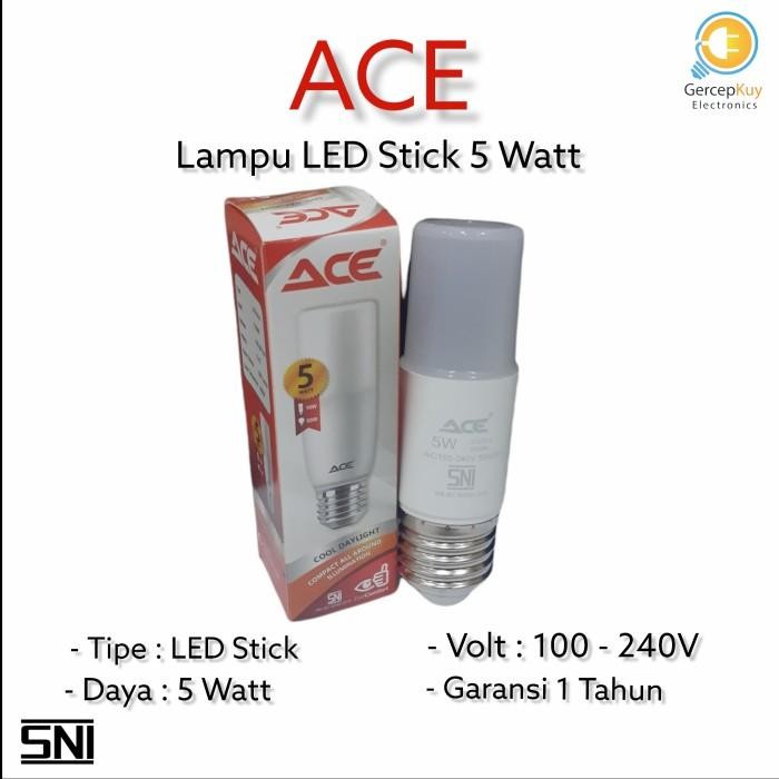 [Expert] Lampi LED Stick ACE 5 watt Putih