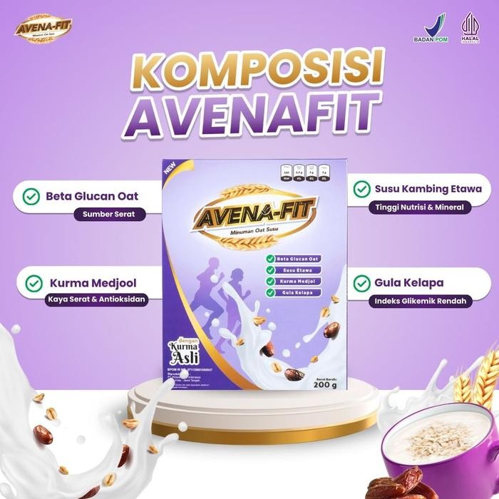 

Avenafit Minuman Oat Susu Untuk Jaga Kolesterol & Pengganti Sarapan - 1 Box - Food Oatmeal Sereal