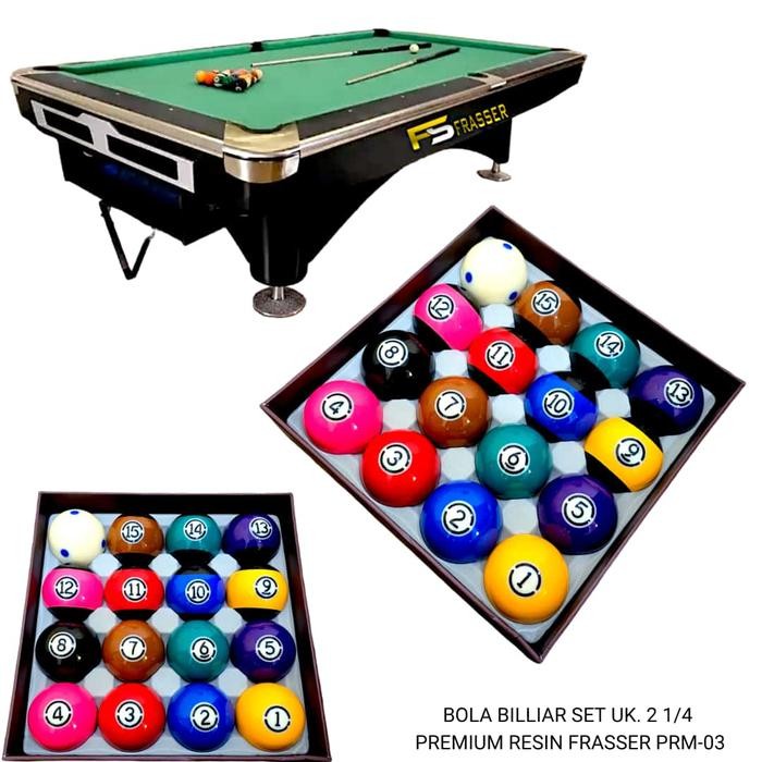 Frasser Bola Biliar Bola Billiard Bola Bilyar Premium Bola Belgi Bola Premier Belgium Tournament