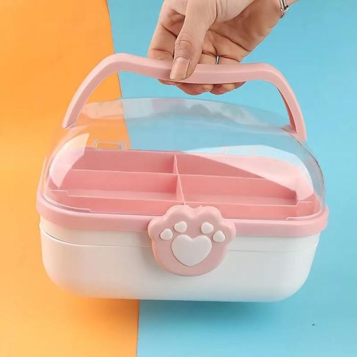 KOTAK PENYIMPANAN JEPIT RAMBUT ANAK AKSESORIS KOSMETIK OBAT P3K KO005