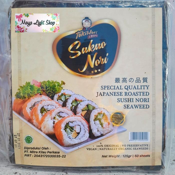 

SUSHI NORI RUMPUT LAUT KERING 50 LEMBAR SALE TERMURAH