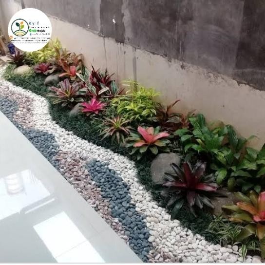 pembuatan taman batu koral / taman indoor / taman outdoor