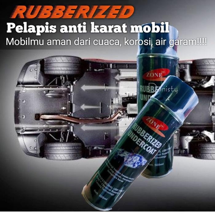 Rubberized 500 mili undercoat pelindung kolong mobil anti karat