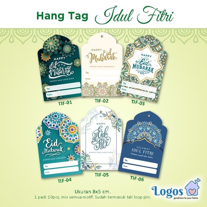 Hang Tag Ucapan Selamat Hari Raya Idul Fitri Surat Lebaran