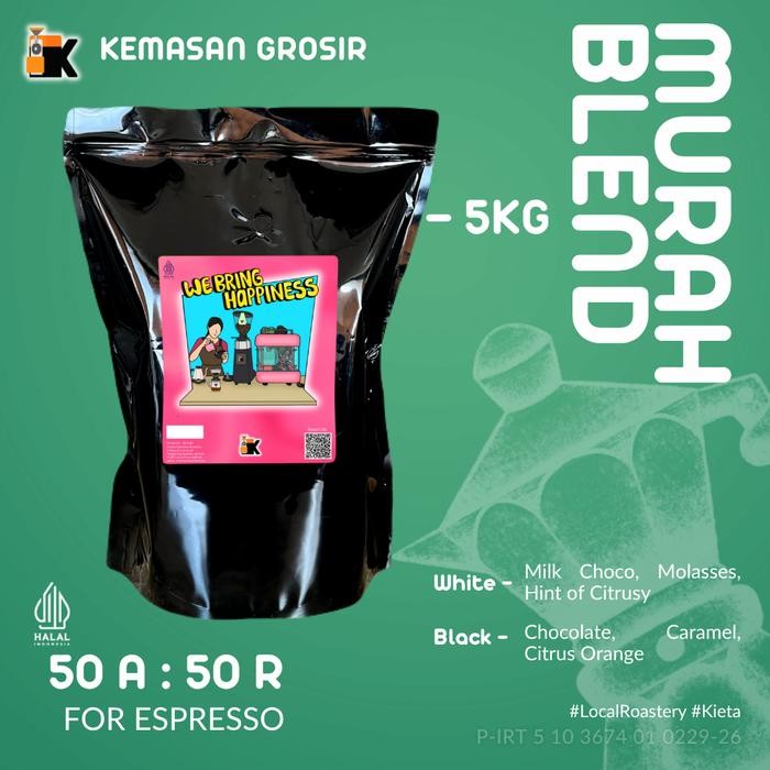 

Biji Kopi Espresso Murah Blend 5kg